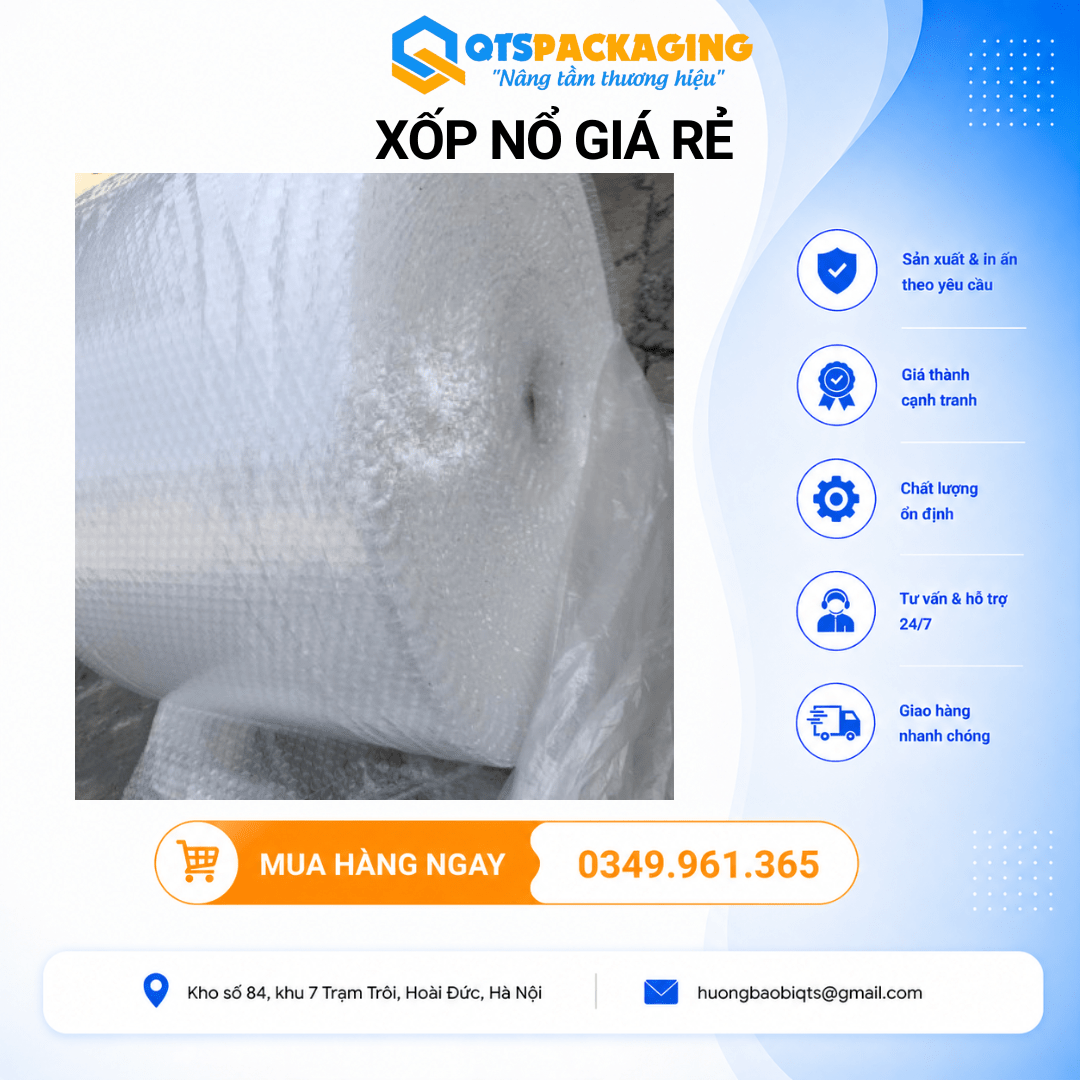 XỐP NỔ GIÁ RẺ 1 XỐP NỔ GIÁ RẺ