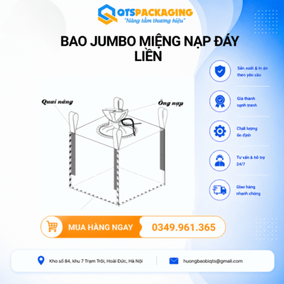 BAO JUMBO MIỆNG NẠP ĐÁY LIỀN