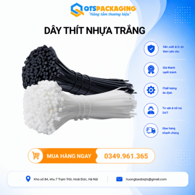 DÂY THÍT NHỰA TRẮNG